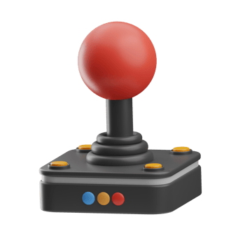 technology joystick illustration 3d png