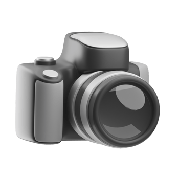 technology camera illustration 3d png