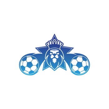 Football logo icon design and symbol vector