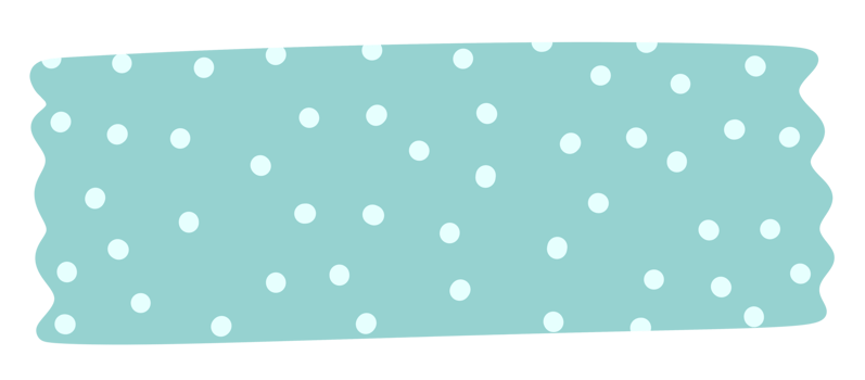 Cute Washi tape pastel png