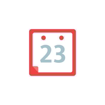 simple calendar icon vector