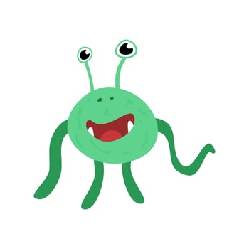 Funny monster illustration vector