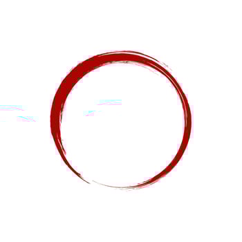 simple zen circle vector
