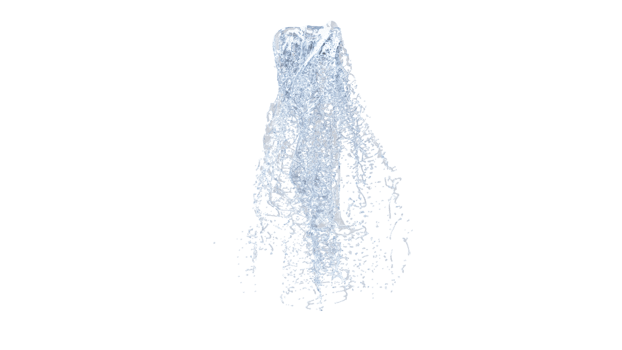 Waterfall texture render, 4k. 3D Illustration. png