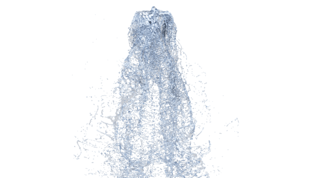 Waterfall texture render, 4k. 3D Illustration. png