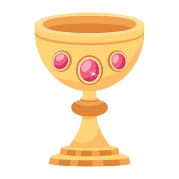 Trendy Chalice Concepts vector