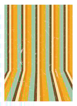 Vintage Striped Backgrounds, Posters, Banner Samples, Retro Colors from the 1970s, Retro Perspective Lines vector