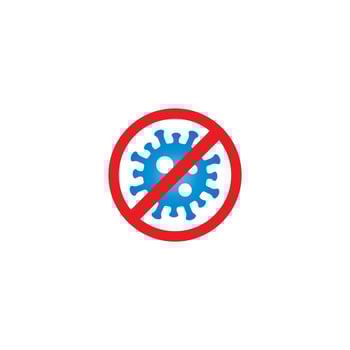 Coronavirus, covid-19 global pandemic vector template
