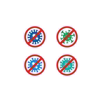 Coronavirus, covid-19 global pandemic vector template