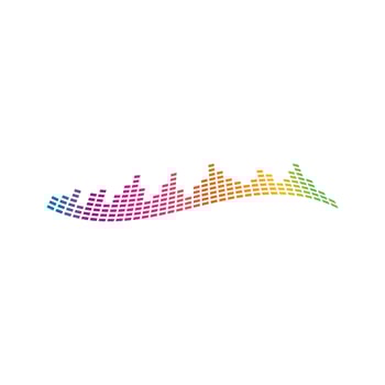 Sound waves vector illustration