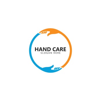 Hand Care Logo Template vector icon illustration