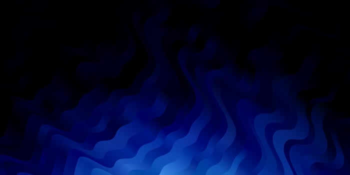 Dark BLUE vector backdrop with circular arc.
