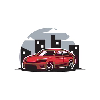 sports car vector logo design. super car logo.
