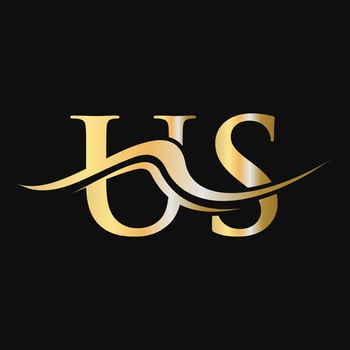 Letter US Logo Design Template Monogram Business And Company Logotype vector