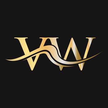Letter VW Logo Design Template Monogram Business And Company Logotype vector