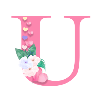 14th February, Valentine Alphabet Letter Design png