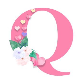 14th February, Valentine Alphabet Letter Design png