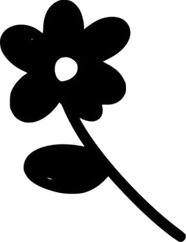 vector illustration of flower shape