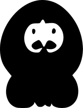 vector illustration of monster cartoon