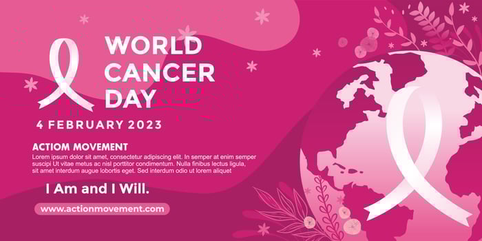 World Cancer Day Campaign banner. World Cancer Day poster or banner background vector