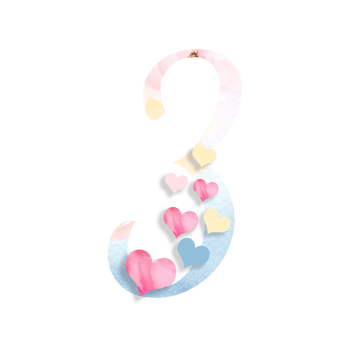 14th, February, Valentine's Nunber Design png