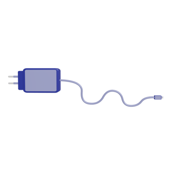 3D charger icon with transparent background, perfect for template design, UI or UX and more. png