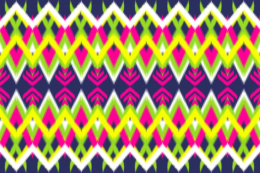 Geometric Fusion An Ethnic Pattern with a Modern Twist vector