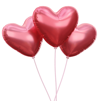 3D Heart Ballon png