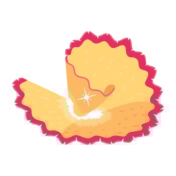 Trendy Pencil Shavings vector