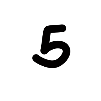 Five Number Math Symbol Calculation Analytic Logic Mathematic Physic Organic Line Doodle png