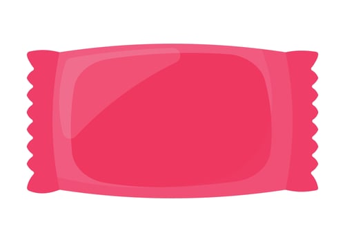 Strawberry Milk Candy Icon Clipart Cartoon Animated Vector Illustration