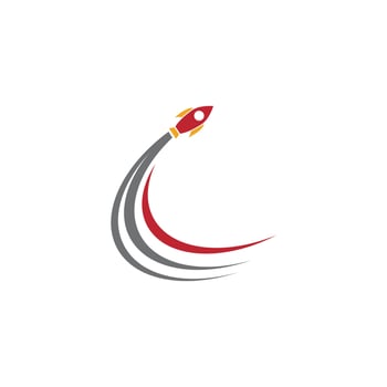 Rocket vector illustration icon