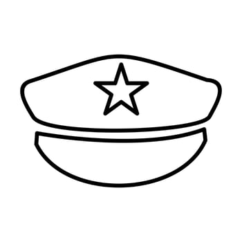 Police Hat Vector Icon