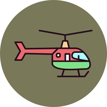 Helicopter Vector Icon