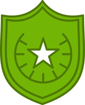 Police Badge Vector Icon