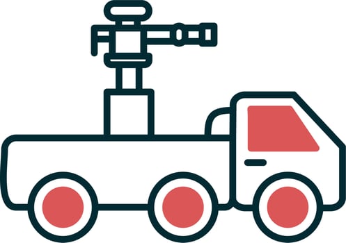 Armored Vehicle Vector Icon