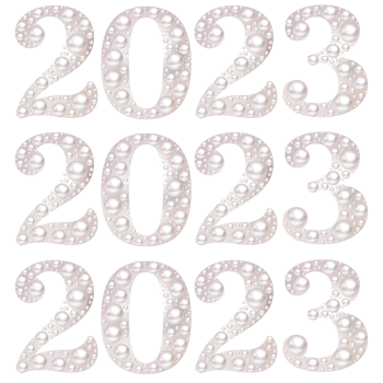 Set of number 2023 png