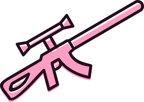 Sniper Rifle Vector Icon