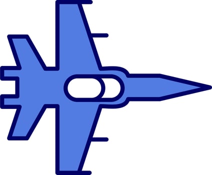 Fighter Jet Vector Icon