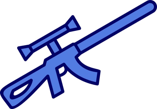 Sniper Rifle Vector Icon