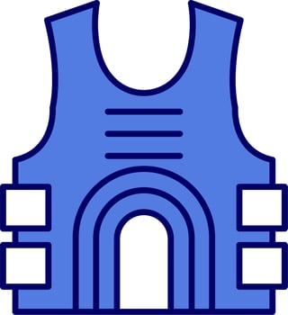 Bullet Proof Vector Icon