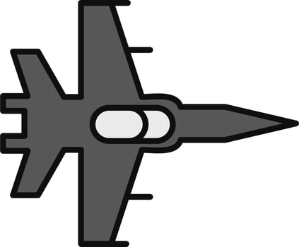 Fighter Jet Vector Icon