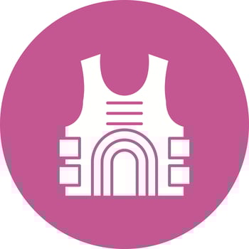 Bullet Proof Vector Icon