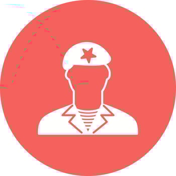 Soldier Vector Icon