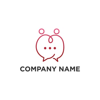 people communication logo vector, business logo inspiration vector