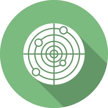 Radar Vector Icon