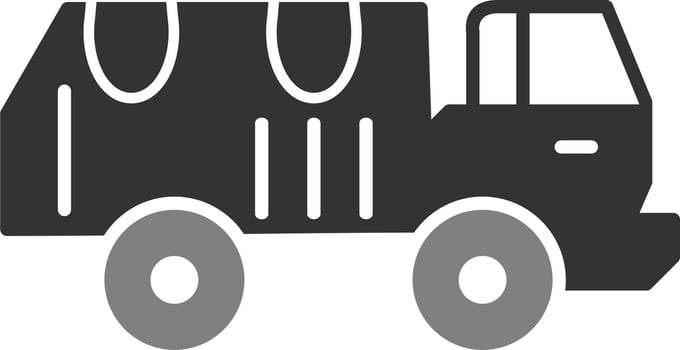 Military Truck Vector Icon