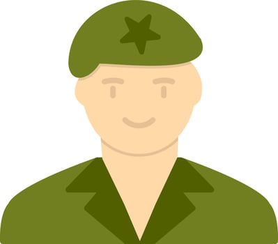Soldier Vector Icon