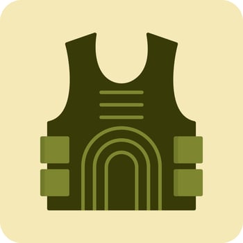 Bullet Proof Vector Icon