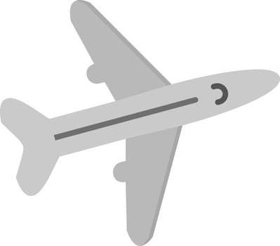 Aeroplane Vector Icon